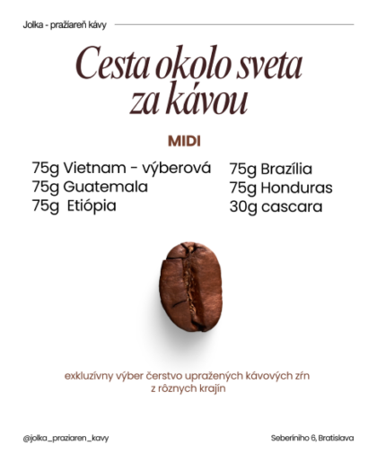 Cesta okolo sveta za kávou MIDI