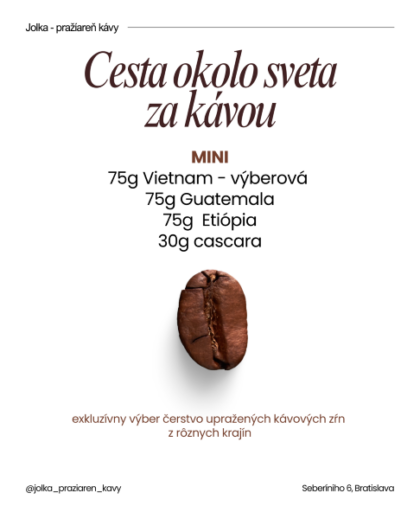 Cesta okolo sveta za kávou MINI